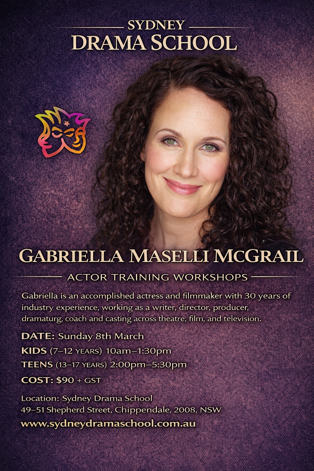 Kids and Teens classes with Gabriella Maselli McGrail