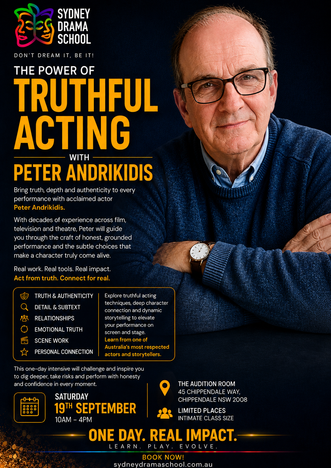 Peter Andrikidis at Sydney Drama School