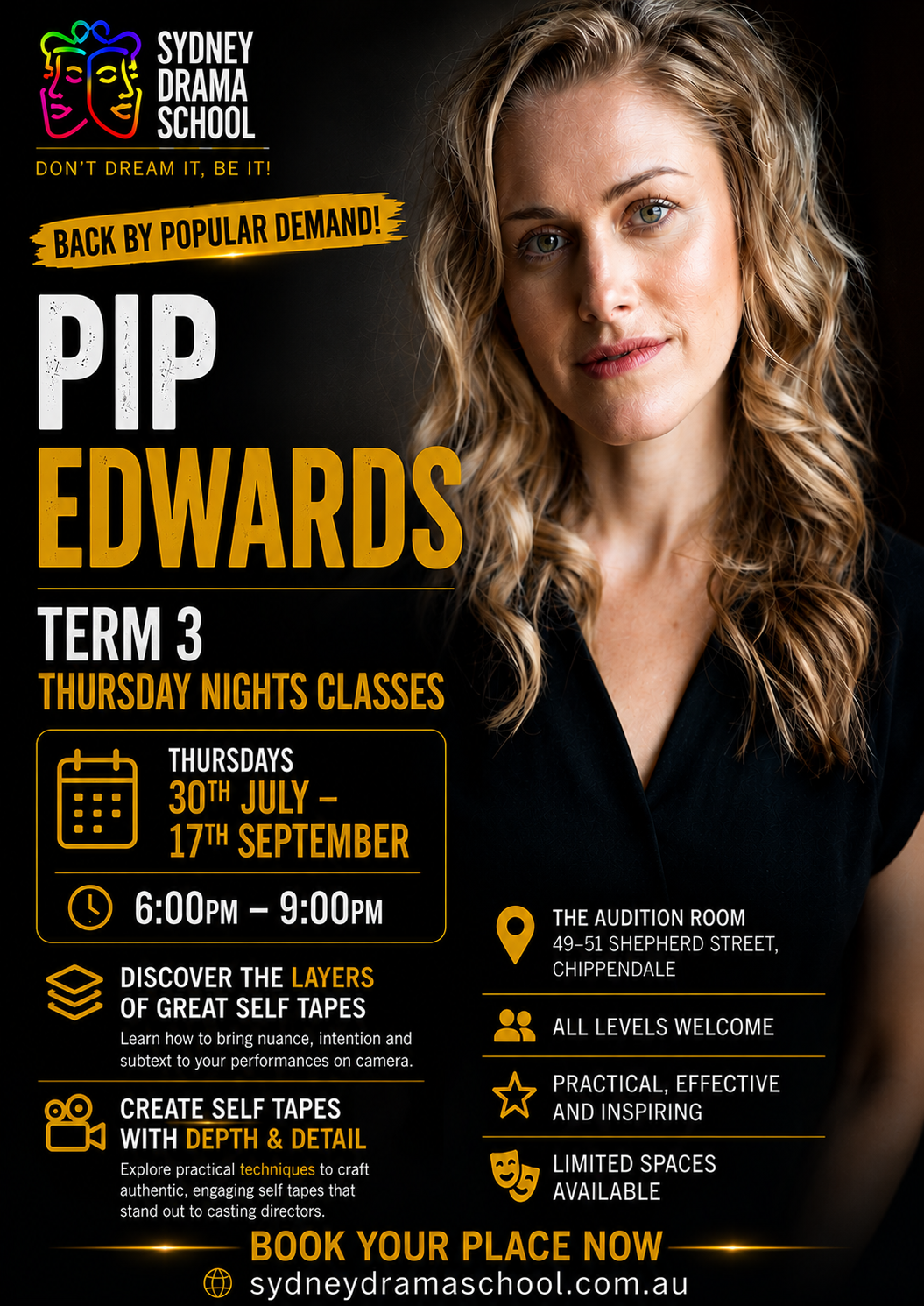Thursday Nights with Pip Edwards TERM 3